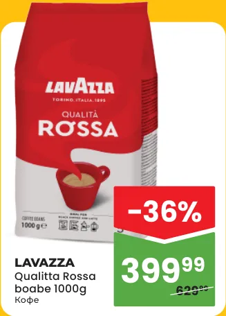 Cafea boabe Lavazza Qualitta Rossa, 1000 g