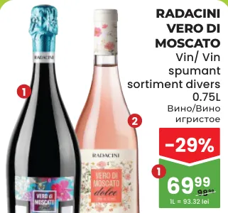 RĂDĂCINI VERO DI MOSCATO Vin / vin spumant 0.75 L