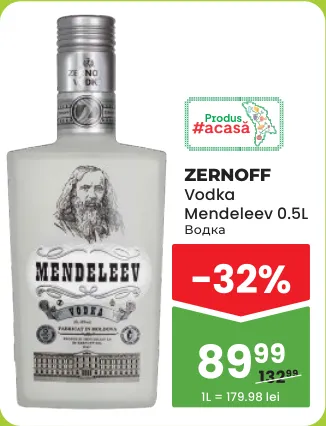 ZERNOFF Vodka Mendeleev 0.5 L