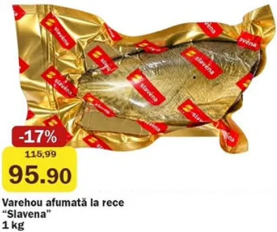 Slavena Varehou afumată la rece, 1 kg