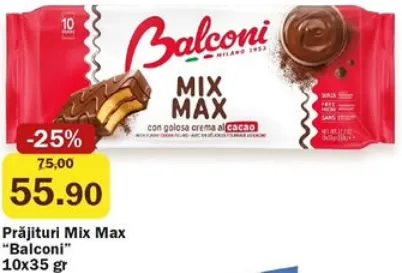 Prăjituri Mix Max „Balconi”, 10 × 35 g
