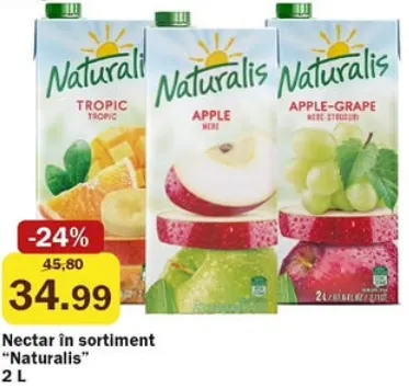 Nectar în sortiment „Naturalis”, 2 L
