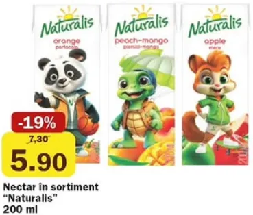 Nectar în sortiment „Naturalis”, 200 ml