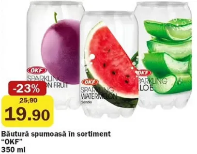 Băutură spumoasă în sortiment „OKF”, 350 ml