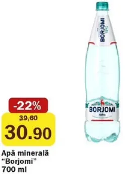 Apă minerală „Borjomi”, 700 ml