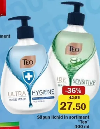 Săpun lichid „Teo”, 400 ml