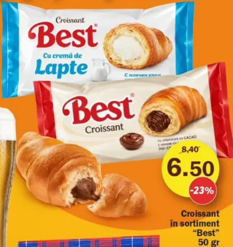 Croissant în sortiment „Best”, 50 g