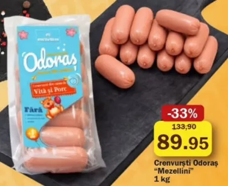Mezellini Сосиски «Одораш», 1 кг