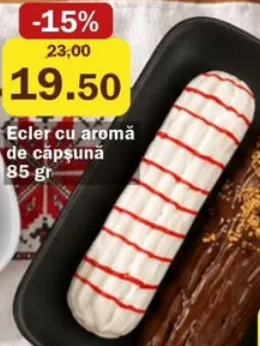 Ecler cu aromă de căpșună, 85 gr