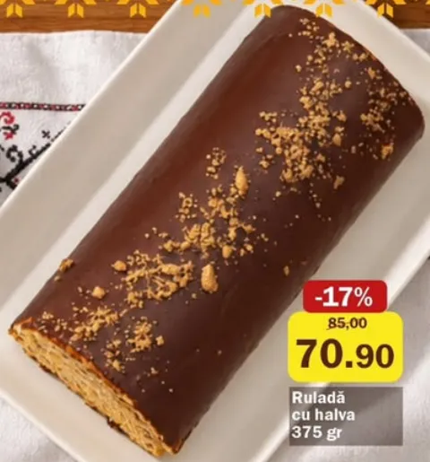 Ruladă cu halva, 375 gr