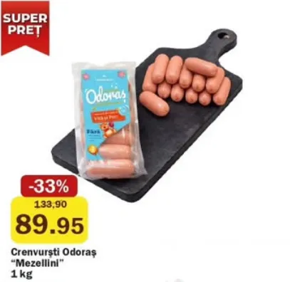 Mezellini Сосиски Odoraș, 1 kg