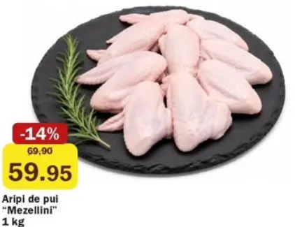 Mezellini Aripi de pui, 1 kg