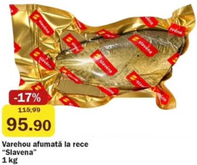Slavena Varehou afumată la rece, 1 kg