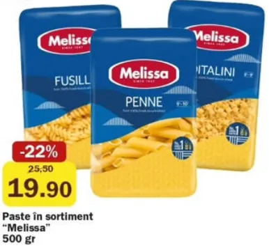 Melissa Paste în sortiment, 500 gr