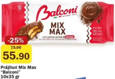 Prăjituri Mix Max „Balconi”, 10x35 gr