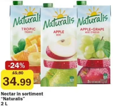 Nectar Naturalis în sortiment, 2 L