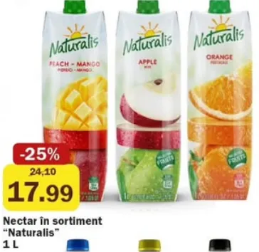 Nectar Naturalis în sortiment, 1 L