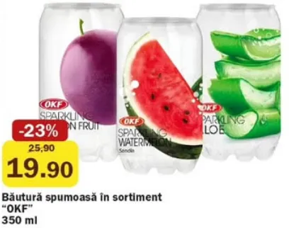 Băutură spumoasă OKF în sortiment, 350 ml