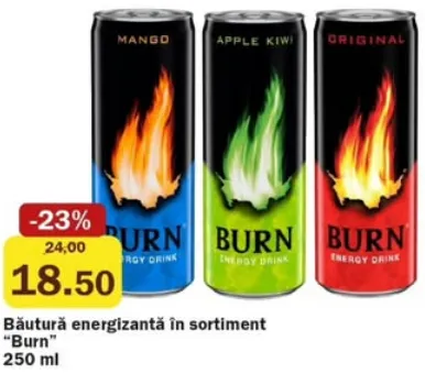 Băutură energizantă Burn în sortiment, 250 ml