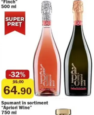 Spumant în sortiment „Apriori Wine”
