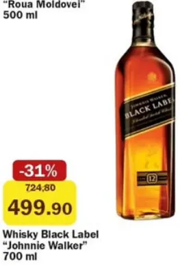 Whisky Black Label „Johnnie Walker”