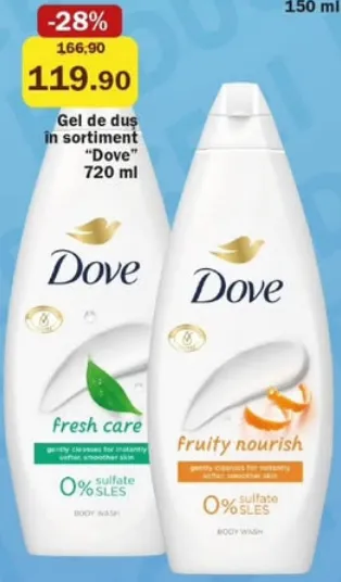 Gel de duș în sortiment „Dove”