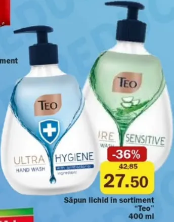 Săpun lichid în sortiment „Teo”