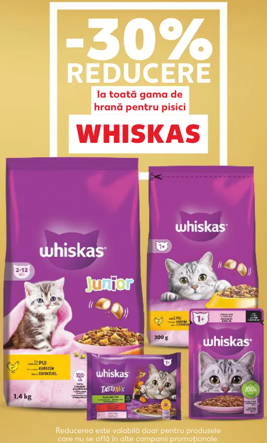 Корм для кошек WHISKAS