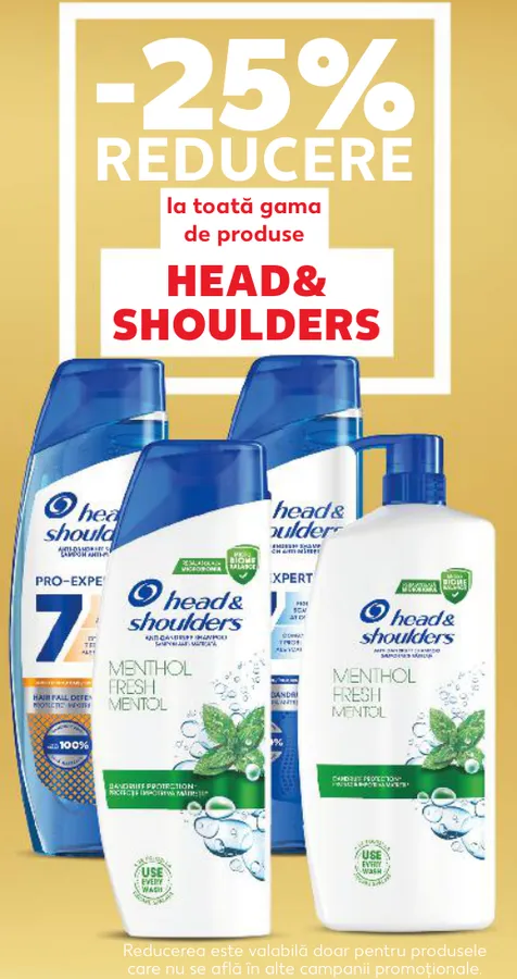 Toată gama de produse HEAD&SHOULDERS