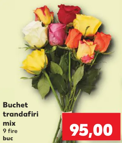Buchet trandafiri mix