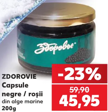 ZDOROVIE Capsule negre / roșii din alge marine, 200 g