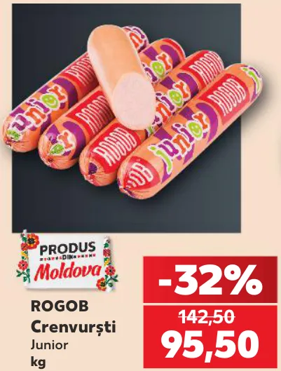ROGOB Crenvurști Junior, kg