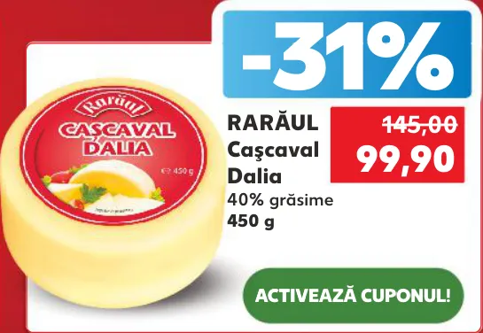 Rarăul Cașcaval Dalia, 450 g