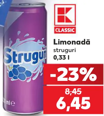 K Classic Виноградный лимонад, 0,33 л
