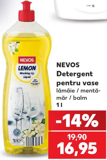 NEVOS Detergent pentru vase, 1 l