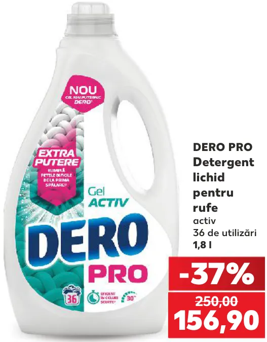 DERO PRO Detergent lichid pentru rufe, 1,8 l
