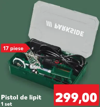 PARKSIDE Паяльний пістолет, 1 набір (17 предметів)