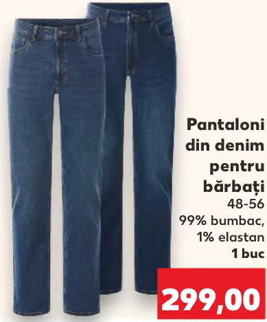 Pantaloni din denim pentru bărbați esmara MEN, 1 buc.