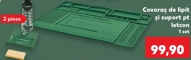 Covoraș de lipit și suport pentru letcon PARKSIDE, 1 set