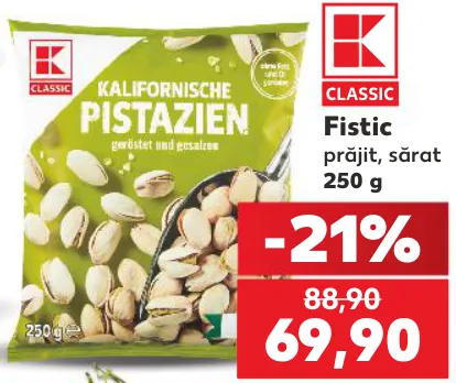 Fistic prăjit, sărat