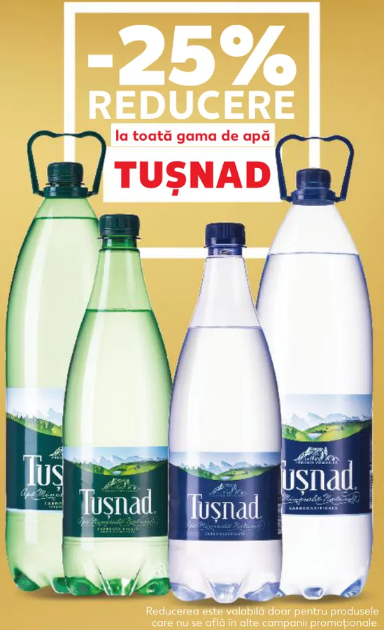 Вода Tușnad — весь ассортимент
