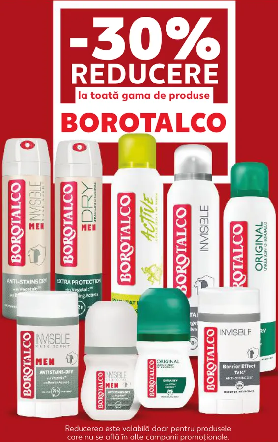 Produse Borotalco — toată gama