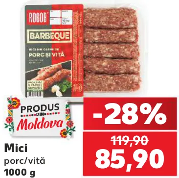 Rogob Mici porc/vită, 1000 g