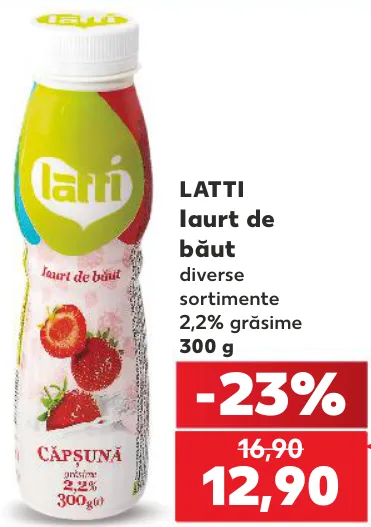 Latti Iaurt de băut, 2,2% grăsime, 300 g