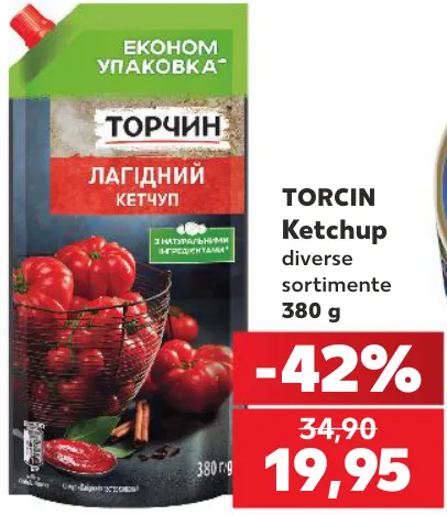 Ketchup Torcin, 380 g