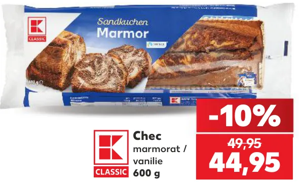K-Classic Chec marmorat / vanilie, 600 g
