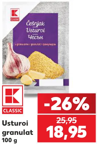 K-Classic Usturoi granulat, 100 g