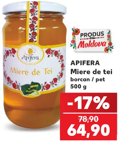 Miere de tei Apifera, 500 g