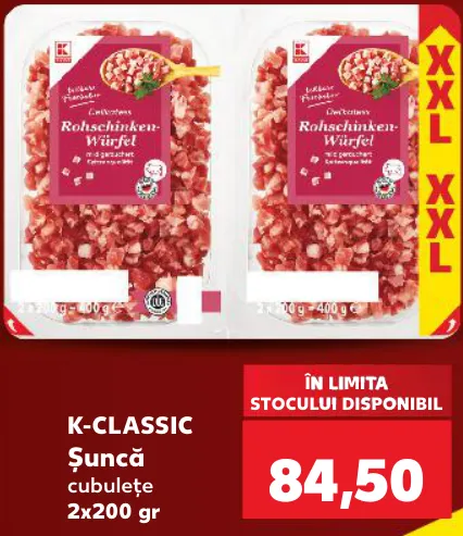 Șuncă cubulețe
