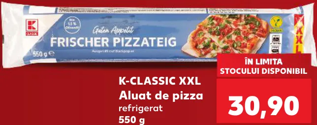 K-CLASSIC Aluat de pizza, 550 g